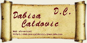 Dabiša Ćaldović vizit kartica